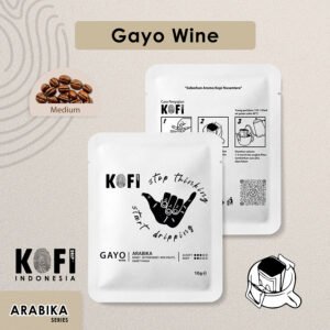 Kopi Drip Gayo Wine 100% Arabika – Single Origin 10g