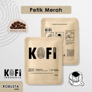 Kopi Drip Petik Merah 100% Robusta – Single Origin 10g