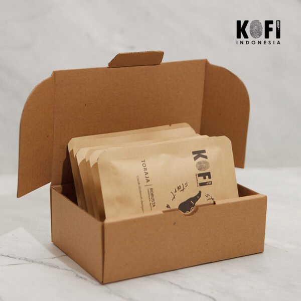 Kopi Drip Arabika-Robusta, Single Origin 6 Sachet